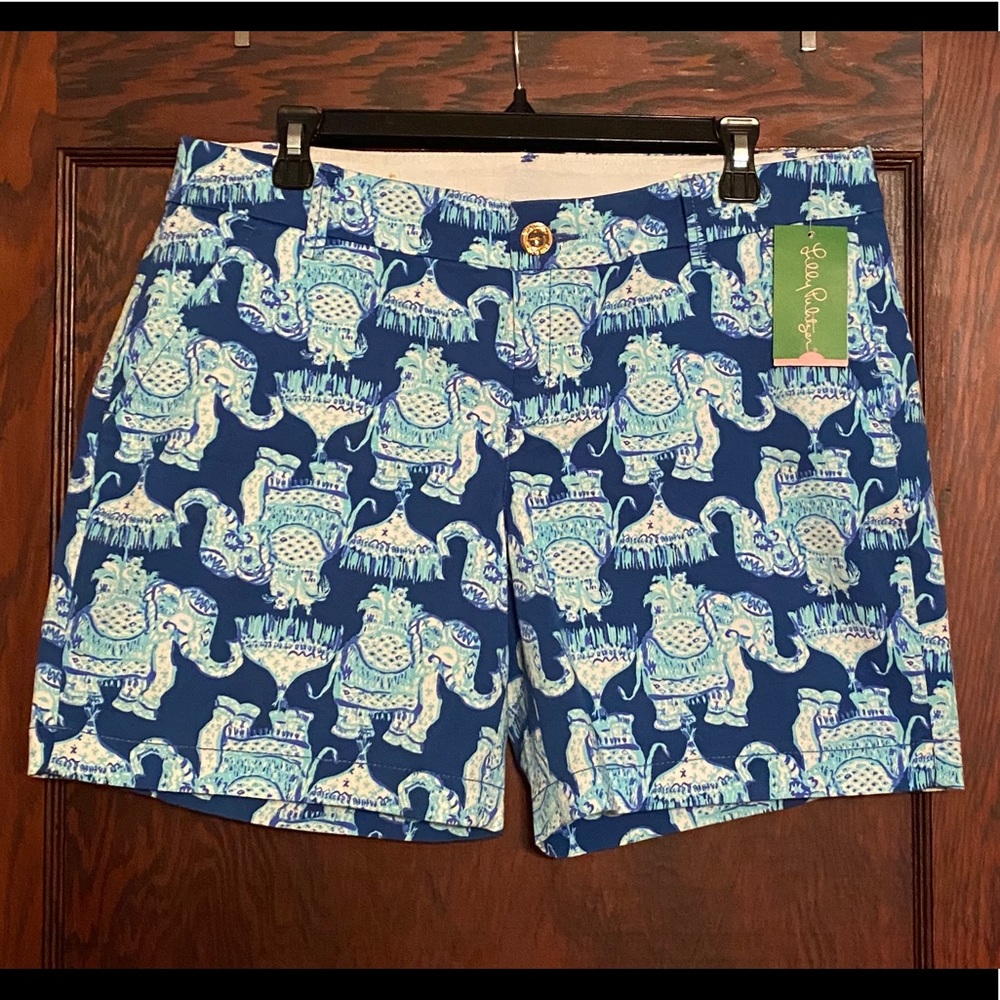 Lilly Pulitzer Jayne stretch short in Deep Indigo